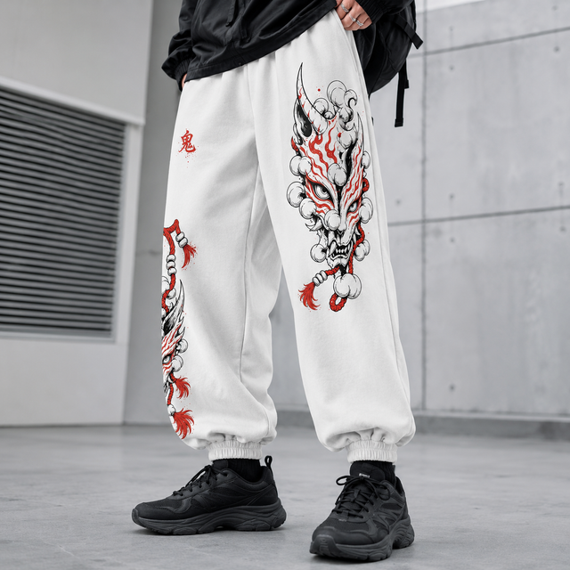 Techwear Oni Flame Jogger Pants
