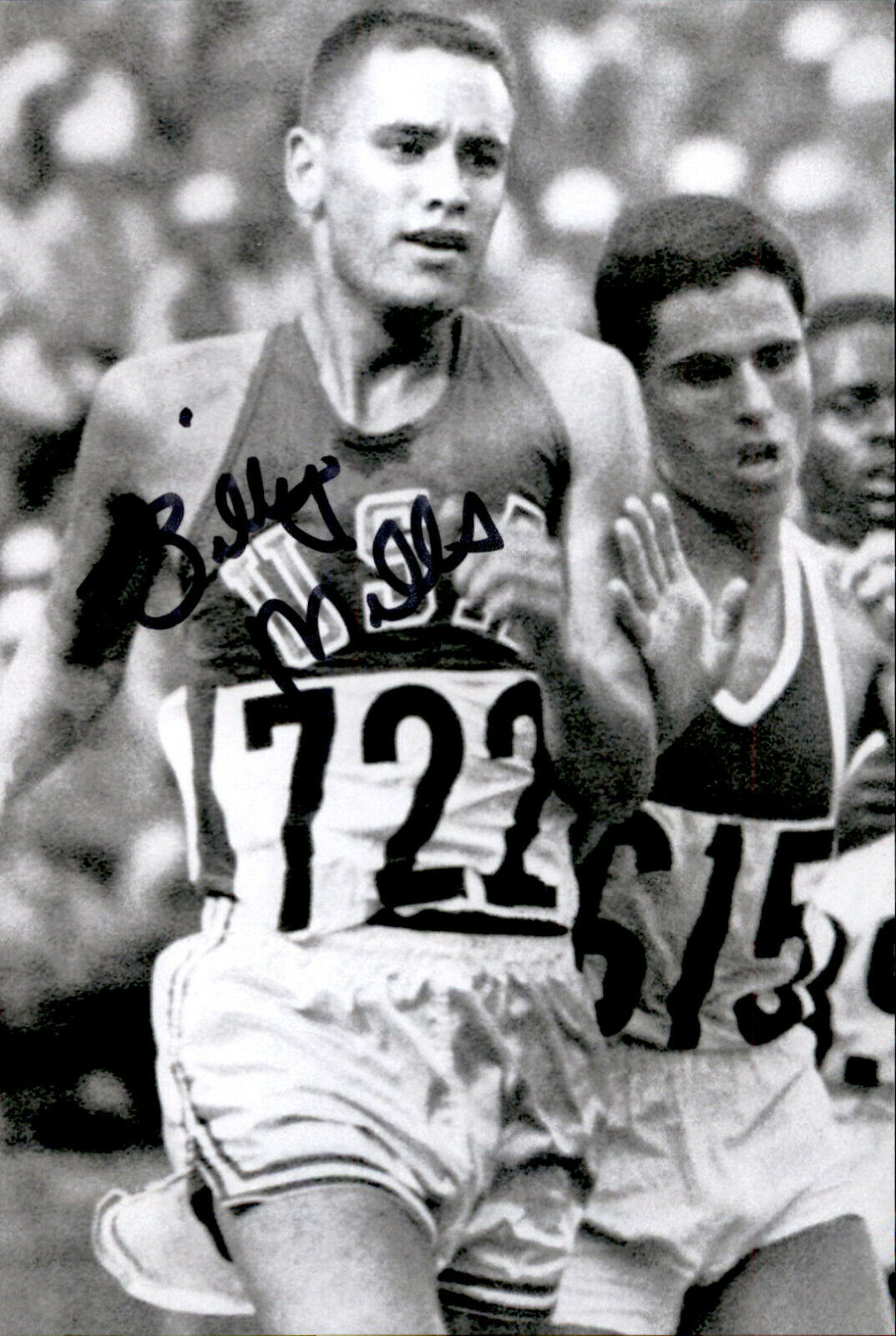 Billy Mills SIGNED autographed 4x6 Photo Poster painting OLYMPIC RUNNER GOLD MEDAL 1964 TOKYO