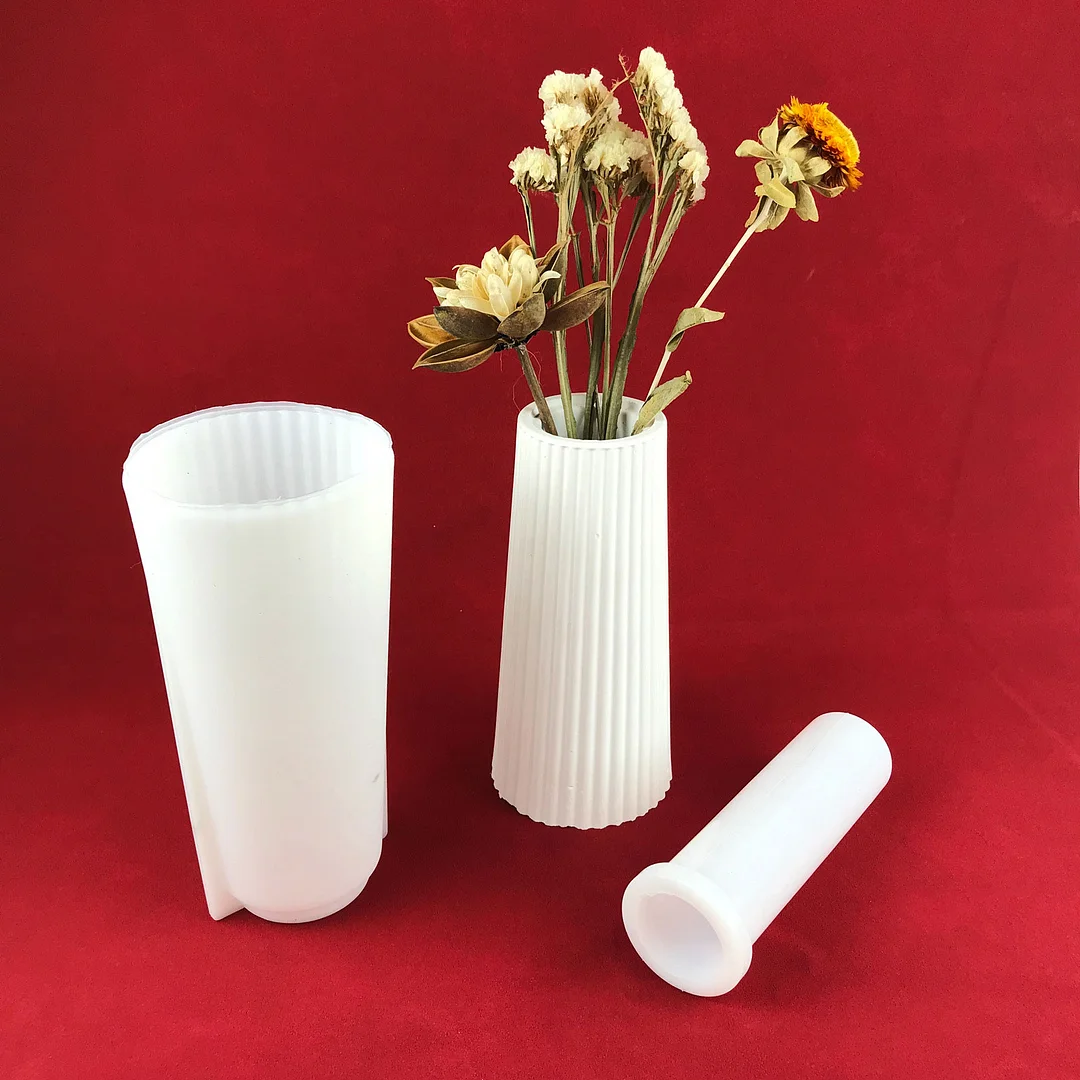 Large Silicone Molds Set for Cement Vase