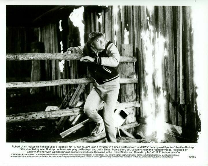 Robert Urich Endangered Species Original Press 8X10 Photo Poster painting