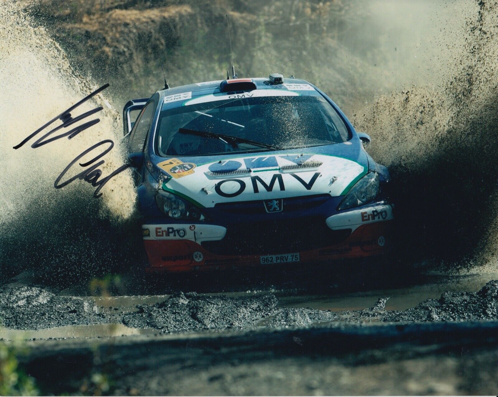 Manfred Stohl Hand Signed 10x8 Photo Poster painting - Rally Autograph 1.