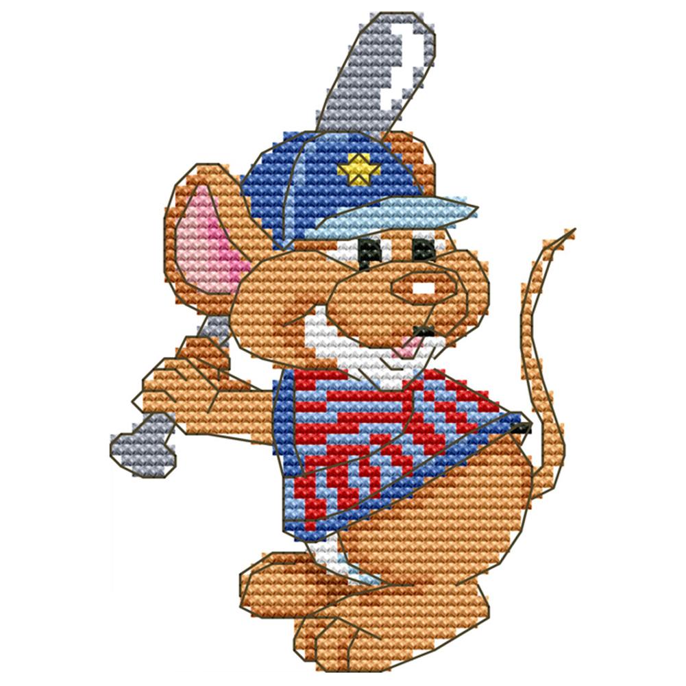 

Baseball - 14CT Stamped Cross Stitch - 16*13cm, 501 Original