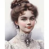 (Multi-Style)Flowers Lady-Full Round Diamond Painting 40*40/40*50CM