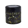Solar Mandala Lights Outdoor Metal Solar Powered Wall Lamp Decorative Weatherproof Projector Light for Patio Backyard Garden Deck Step Decor