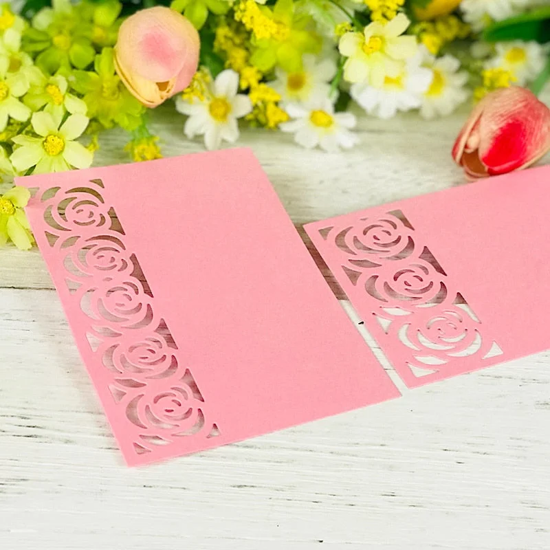 Flowers Scrapbooking Metal Cutting Dies New 2019 Rectangle Frame rose Craft Dies Cut For DIY Paper Card Making Embossing
