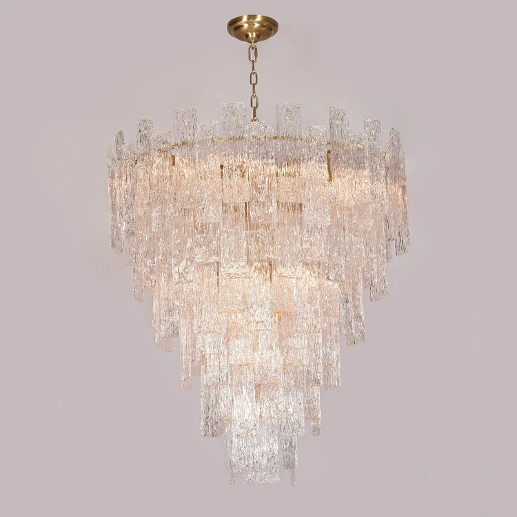 Giovanni Cascade Tiered Murano Glass Chandelier Vjlight