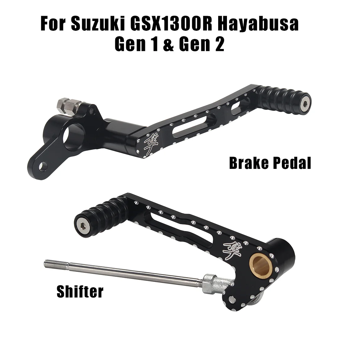 Gear Shift Lever Rear Foot Brake Pedal For Suzuki GSX1300R Hayabusa 1999-2020
