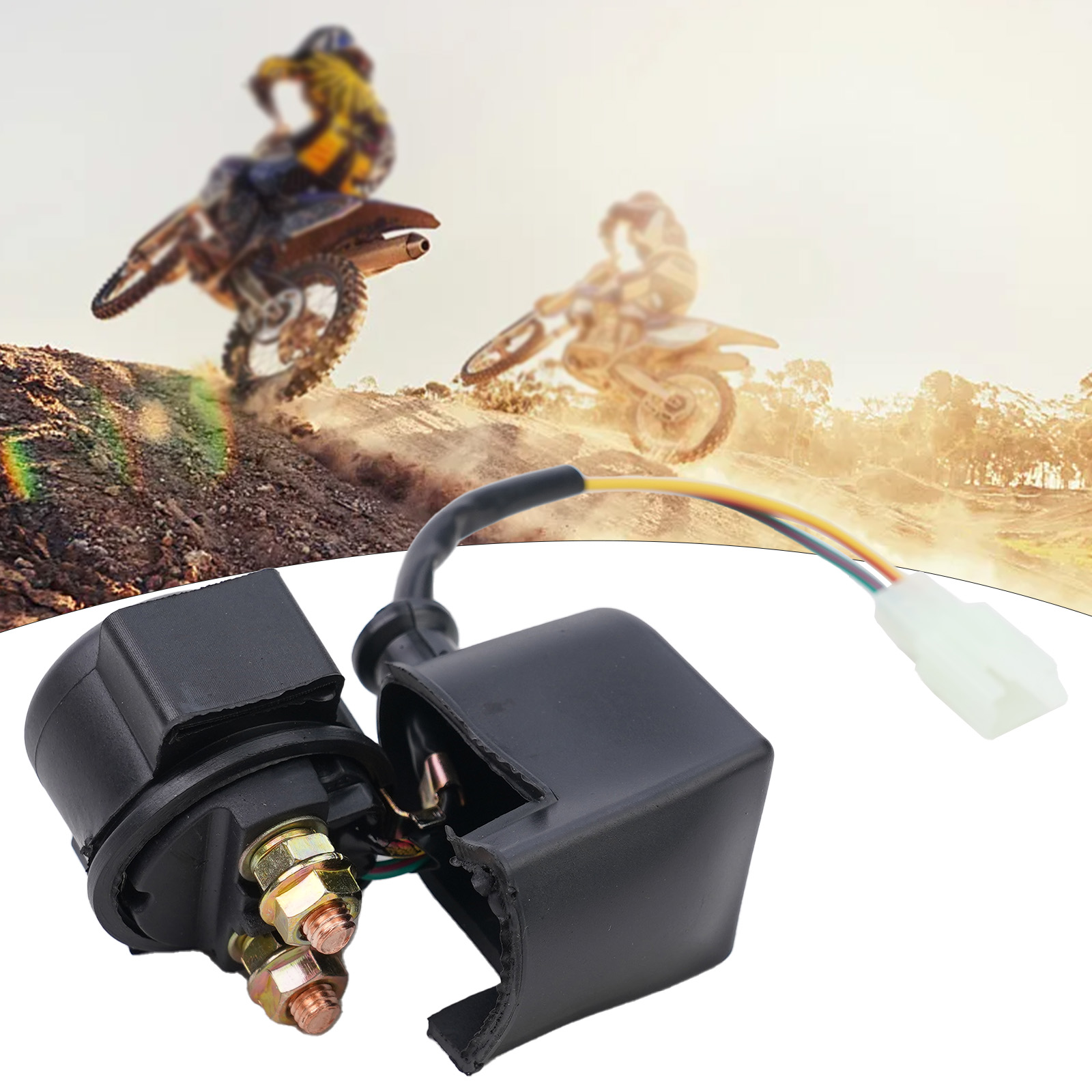 Starter Relay Solenoid 50 110cc 125cc 150cc GY6 ATV Go Kart Scooter Car Starter Relays Magnetic Switch Mechanic Starter Relay