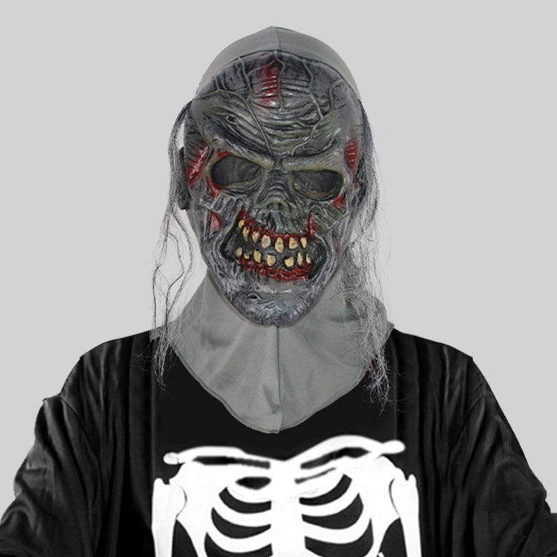 Vintage Style Exaggerated Funny Skull Pvc Halloween Unisex