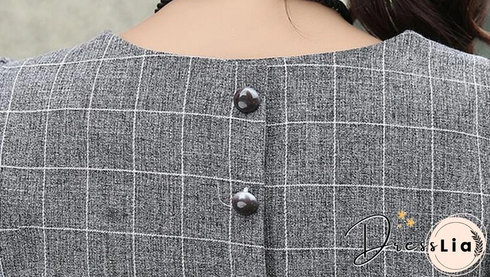 Women 2 Piece Set Matching Sets For Women Casual Outfits Womens Long Shirt Long Trousers Plaid 2 Sets Suits Office Lady Workwear