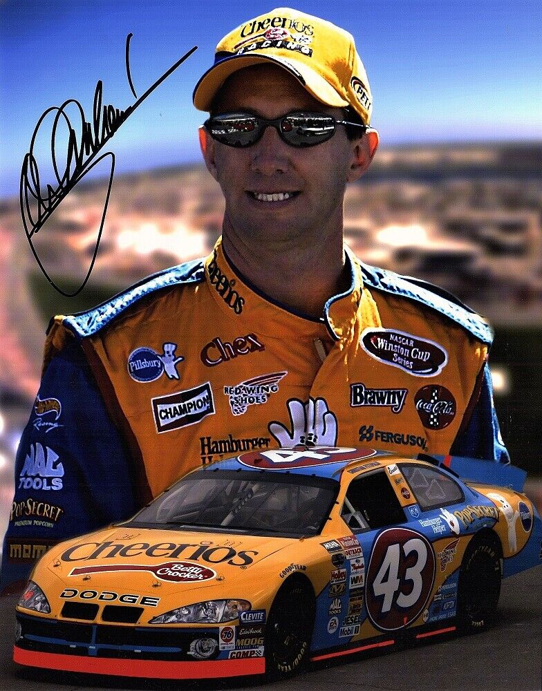 John Andretti Signed Autographed Nascar Driver 8x10 inch Photo Poster painting - Died 2020 + COA