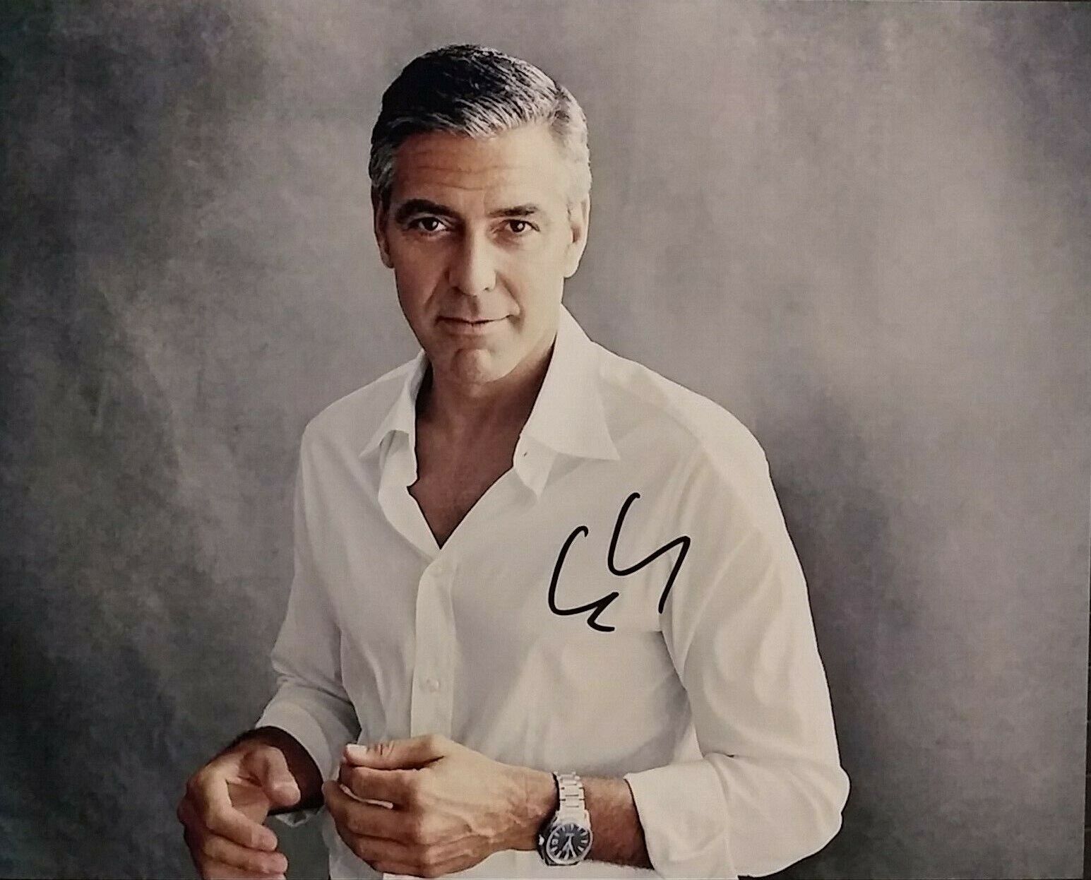 George Clooney signed 8x10