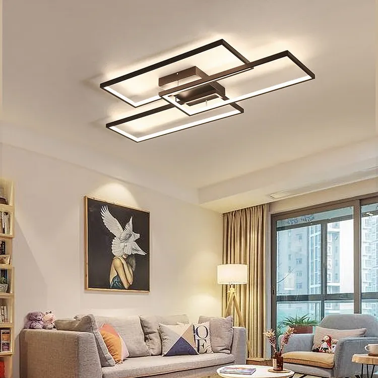 Bouvet Design Rectangular Metal Ceiling Light