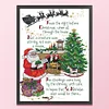 Merry Christmas-14CT Stamped Cross Stitch 32*45cm/12.6*17.72in(Brand)
