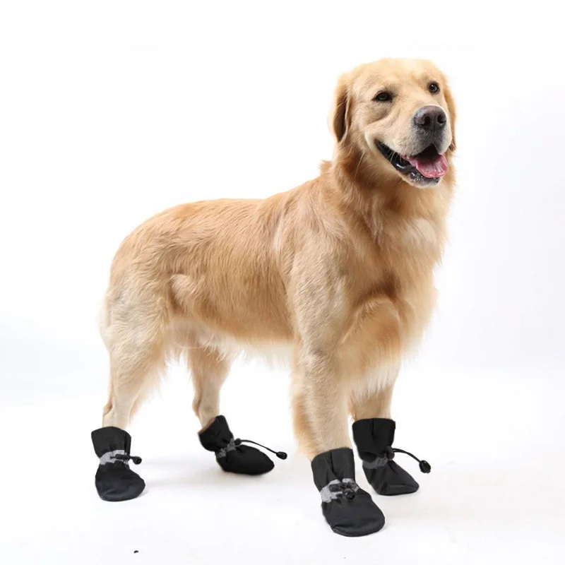   Dog - Soft Shield Boots - Black Reflective