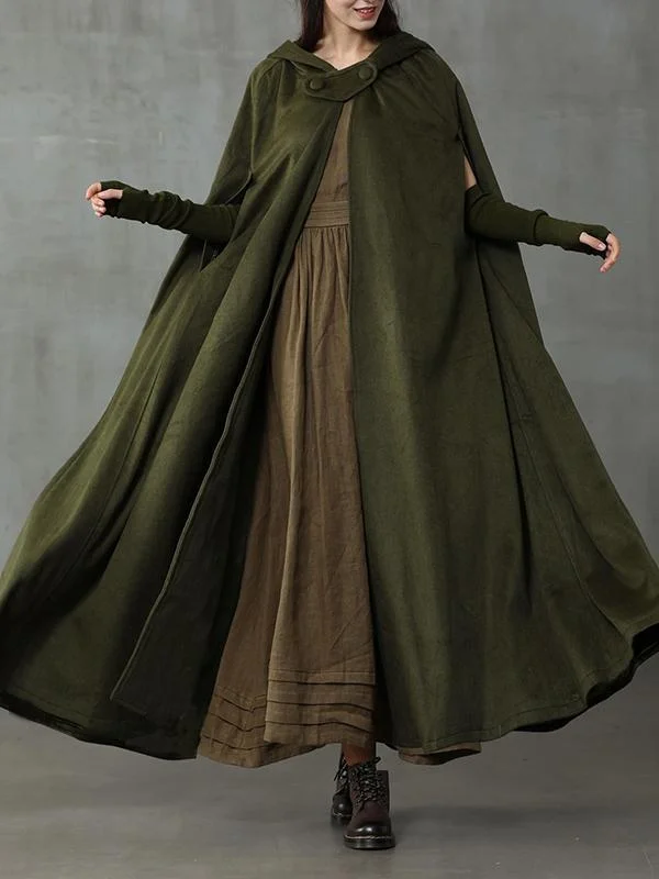 Vintage Cloak Coat-Mayoulove