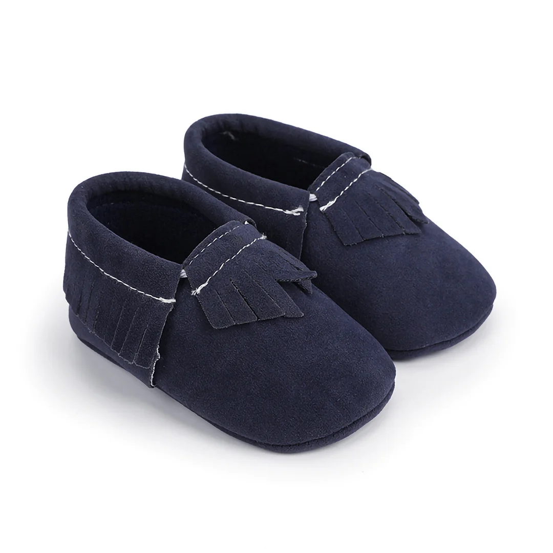 Letclo™ 2021 PU Suede Leather Soft Non-slip First Walker Baby Shoes  letclo Letclo