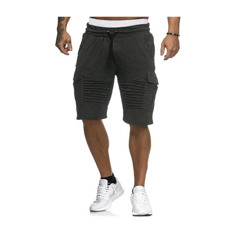 BrosWear Slouchy Slim Fit Smocked Shorts