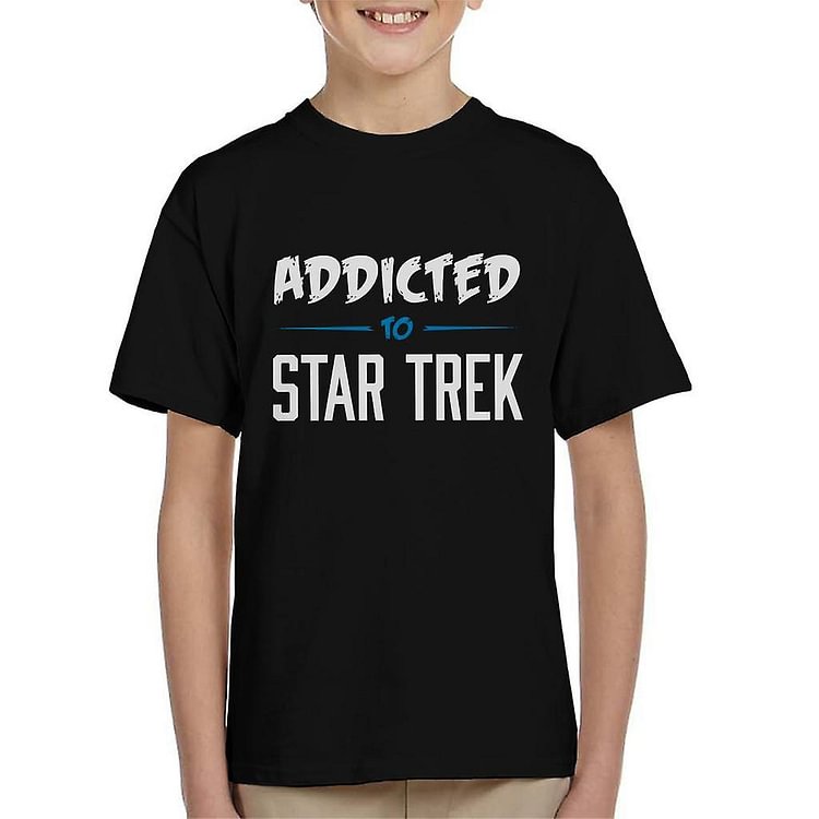 Addicted To Star Trek Kid's T-Shirt
