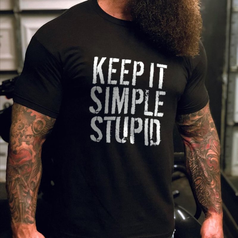 Livereid Keep It Simple Stupid Fitness T-shirt - Livereid