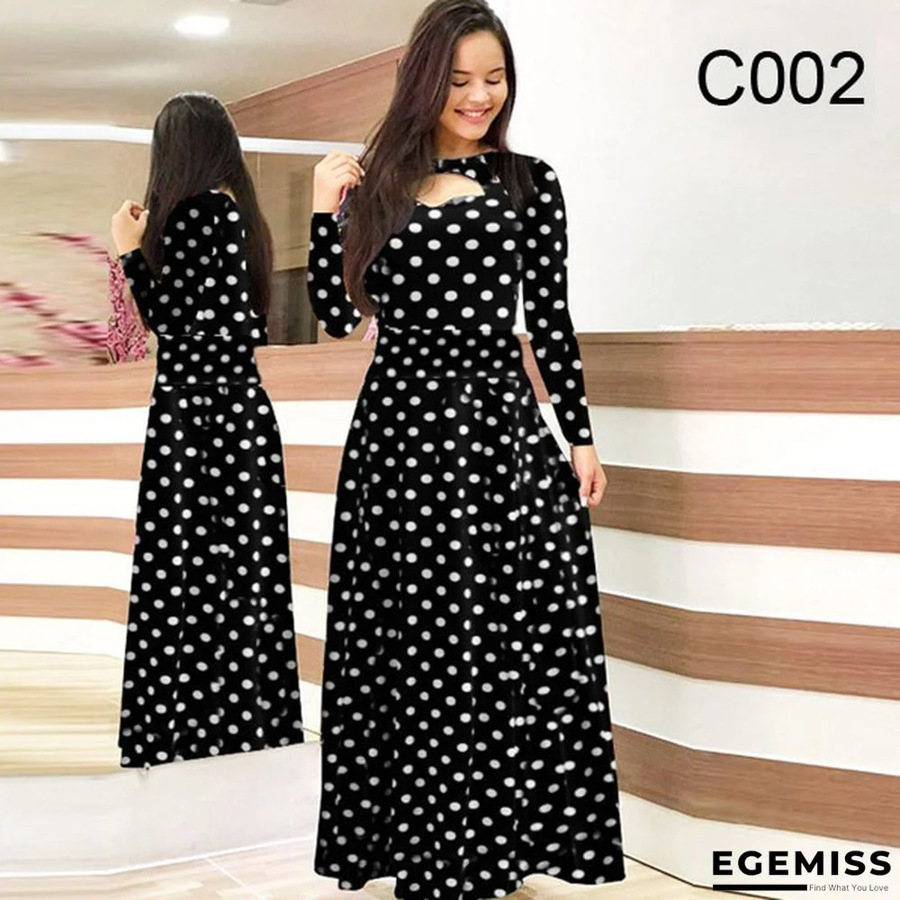 Color Blocking Flower Hip Wrap Dress Short Sleeved Dress Black Dresses | EGEMISS