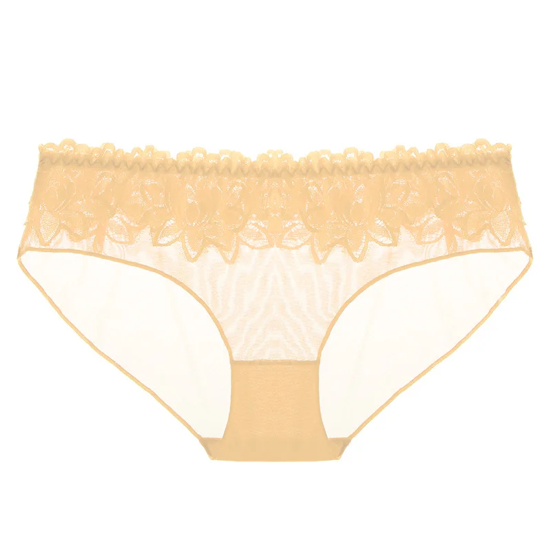 Ultra-thin Underwear for Women's Sexy Lace Low Waisted Seamless Panties
