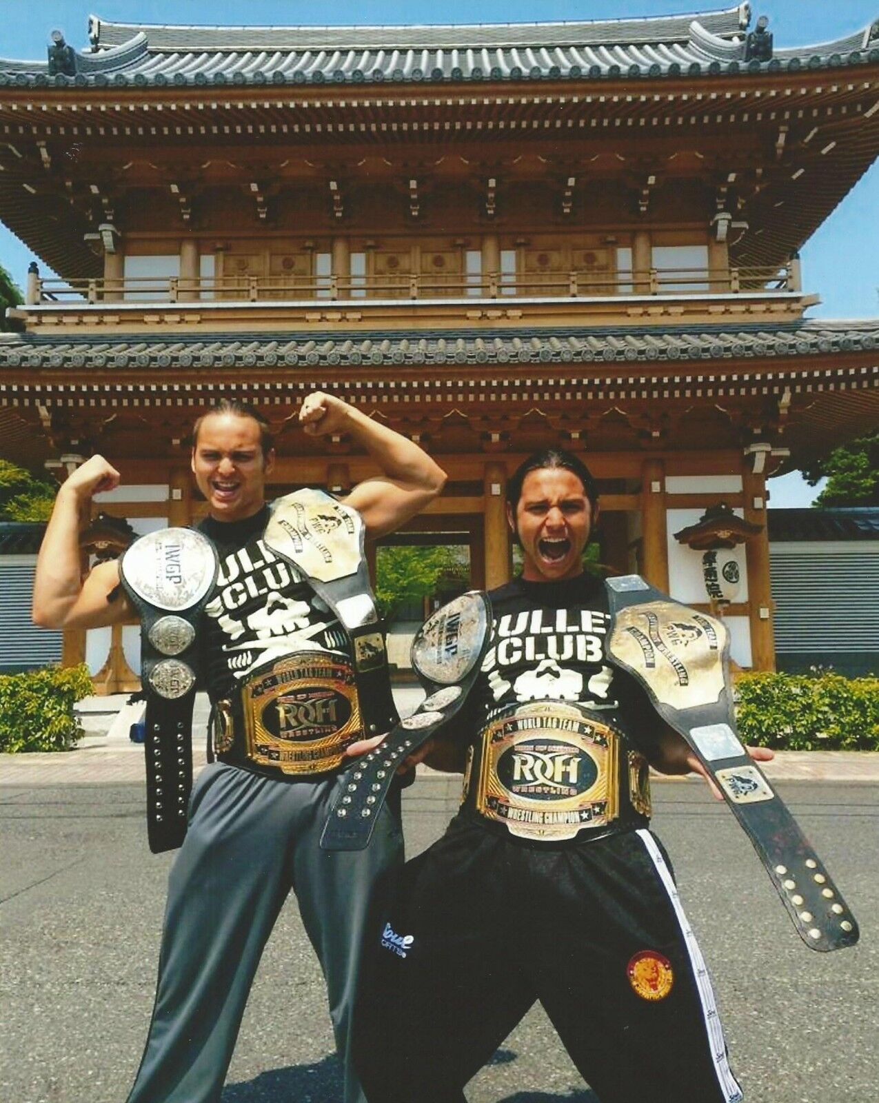 Young Bucks Nick Matt Jackson 8x10 Photo Poster painting New Japan Pro Wrestling Bullet Club AEW