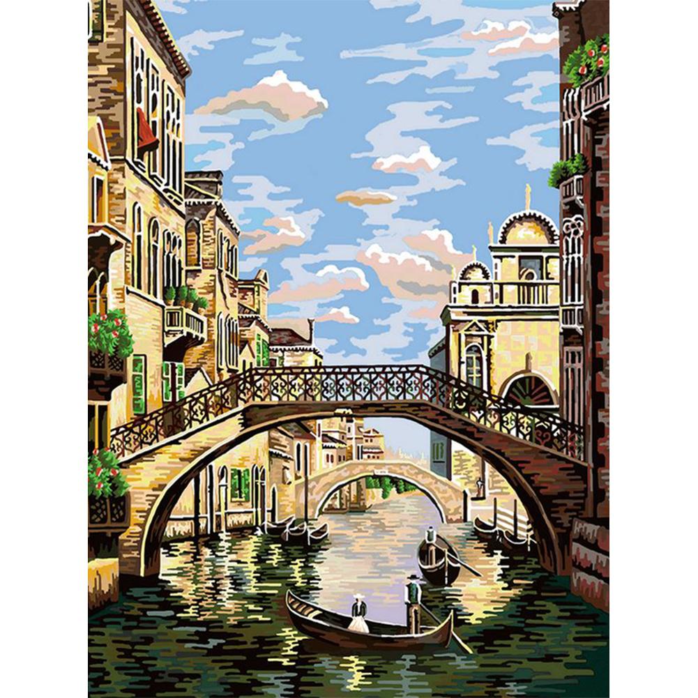 

40x50cm - Paint By Numbers Venice Bridge, 501 Original