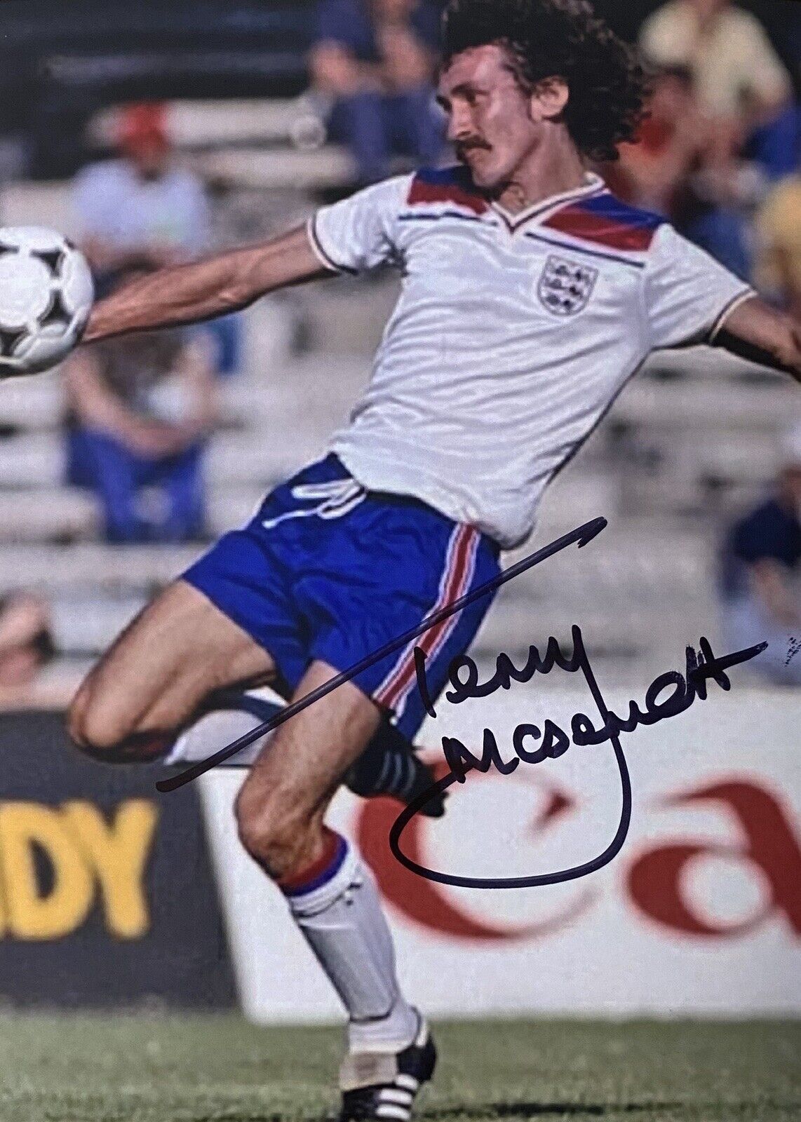 Terry McDermott Genuine Hand Signed England 6X4 Photo Poster painting