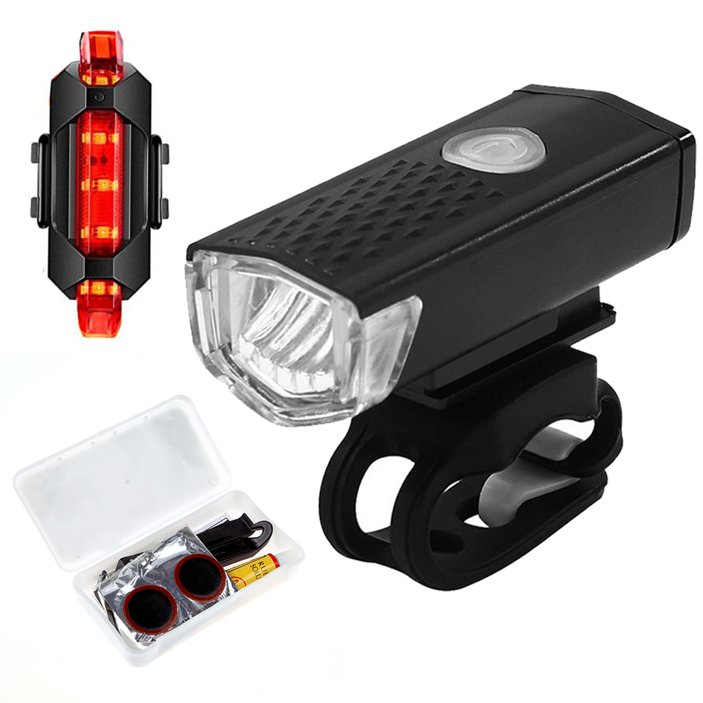 

XPE LED Bicycle Front Tail Light Waterproof MTB Lamp Tire Repair Tool Sets, 501 Original