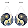 Acryl Yin Yang Diagramm der Sonne und des Mondes - 5d DIY Handwerk Anh&auml;nger