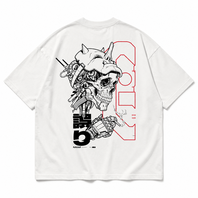 Cyber Oni Cotton T-Shirt