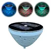 Solar-Powered Outdoor Water Float Light 5-Mode Fish Projection Lamp Pond Decorative Floating Lights Color Changing Hollowed-Out Pool Lights for Lake Garden Patio Over