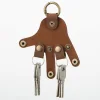 High-Fat Genuine Leather Top Layer Cowhide Brass Hardware Handmade Palm Keychain Bag Pendant Personality
