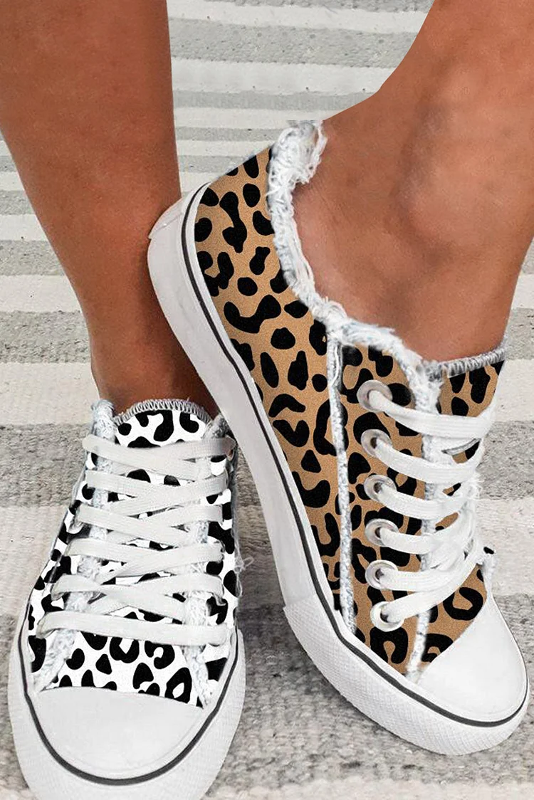 Leopard Canvas Shoes