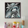 Christmas Snowman-11CT Stamped Cross Stitch 40*40cm/15.75*15.75in