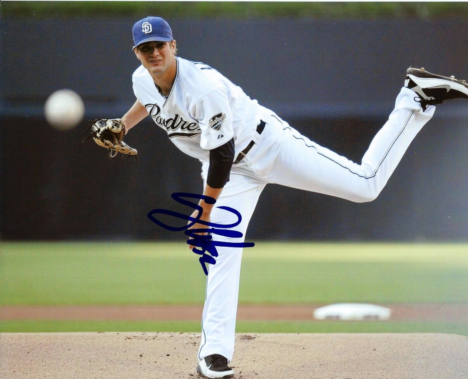 Autographed Cory Luebke San Diego Padres 8x10 Photo Poster painting w/ COA