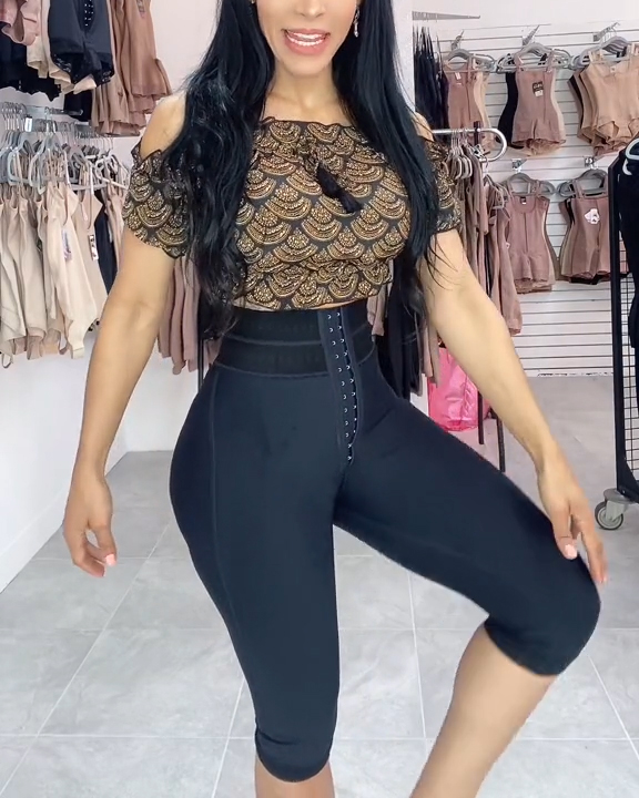 High Waist Booty Medium Shaping Pants