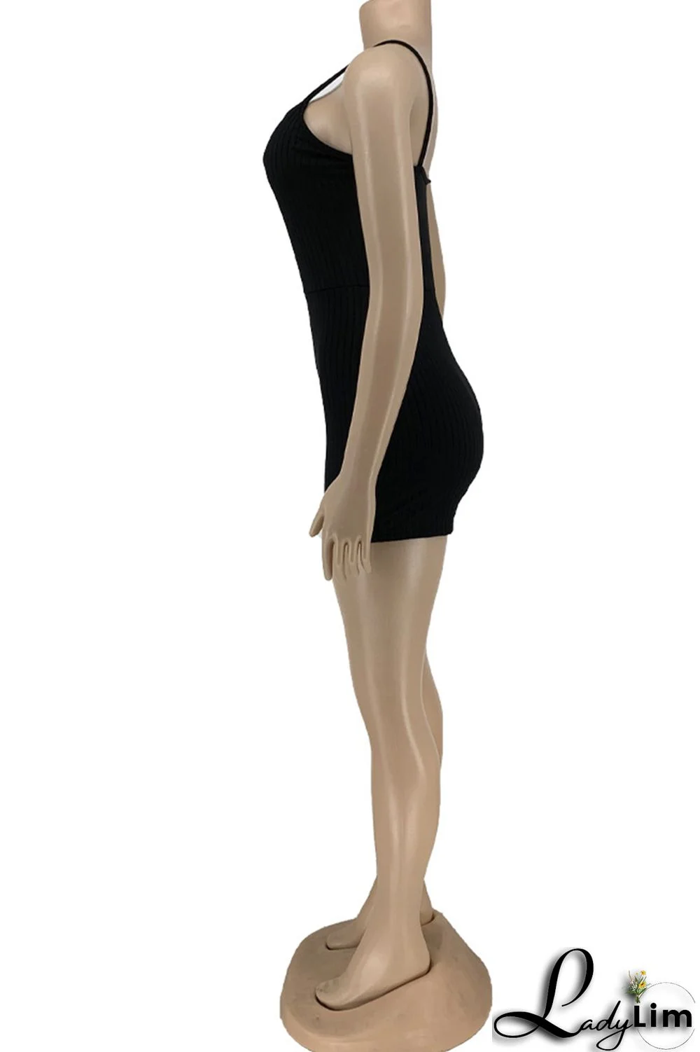 Yellow Fashion Casual Solid Basic Square Collar Sleeveless Two Pieces