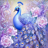 Diamond Painting-DIY Full Round Drill Peacock