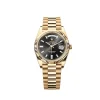 Rolex Day-Date 40 Presidential dial, Fluted Bezel, President bracelet, 2022 model Yellow gold Watch 228238-0004