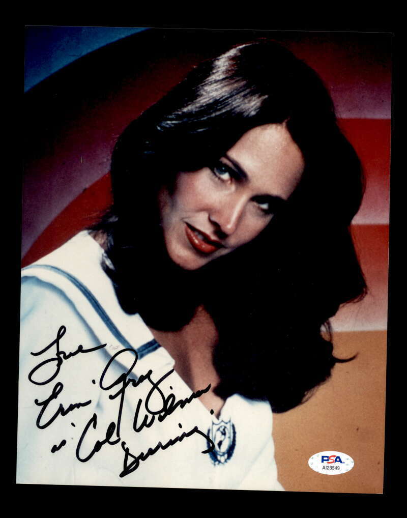 Erin Gray PSA DNA Coa Hand Signed 8x10 Buck Rogers Photo Poster painting Autograph