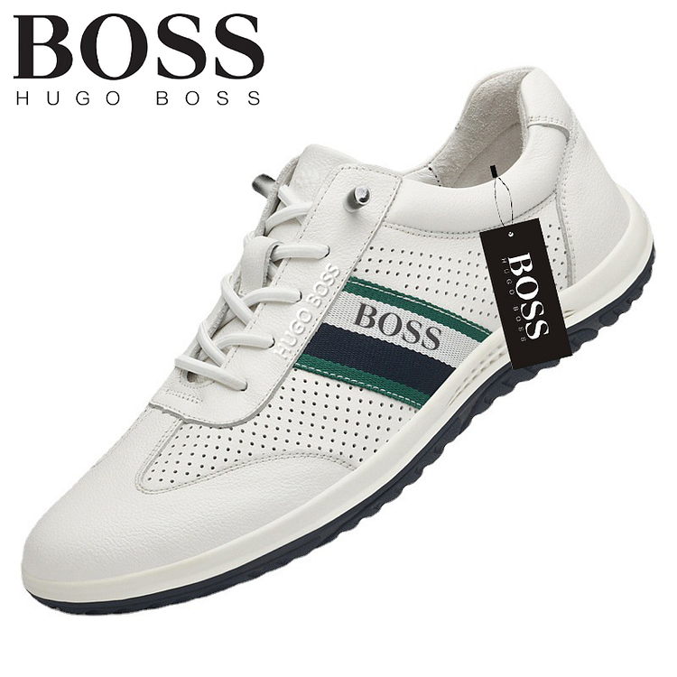 Nowe męskie buty casual ze skóry cielęcej BOSS®