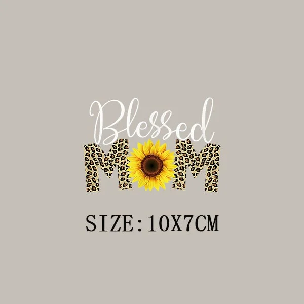 Mom&Baby Thermal Sticker On T-shirt DIY Washable Iron On Transfer For Clothing Loveful Design On Parent-children Clothes Patches