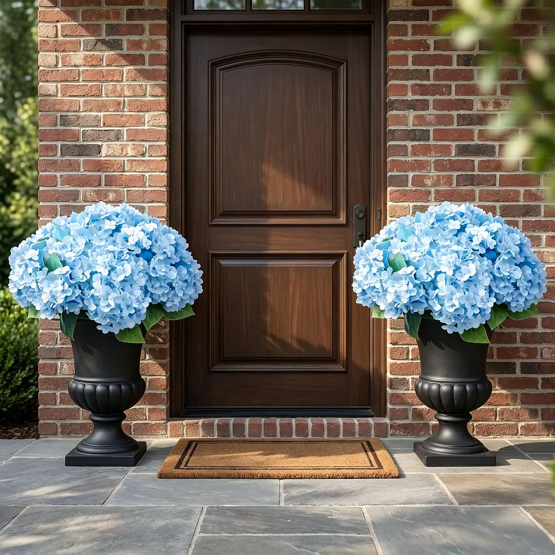 🔥Hot Sale 70% OFF🔥Artificial Outdoor Hydrangea Flowers - UV resistant. Waterproof. Windproof