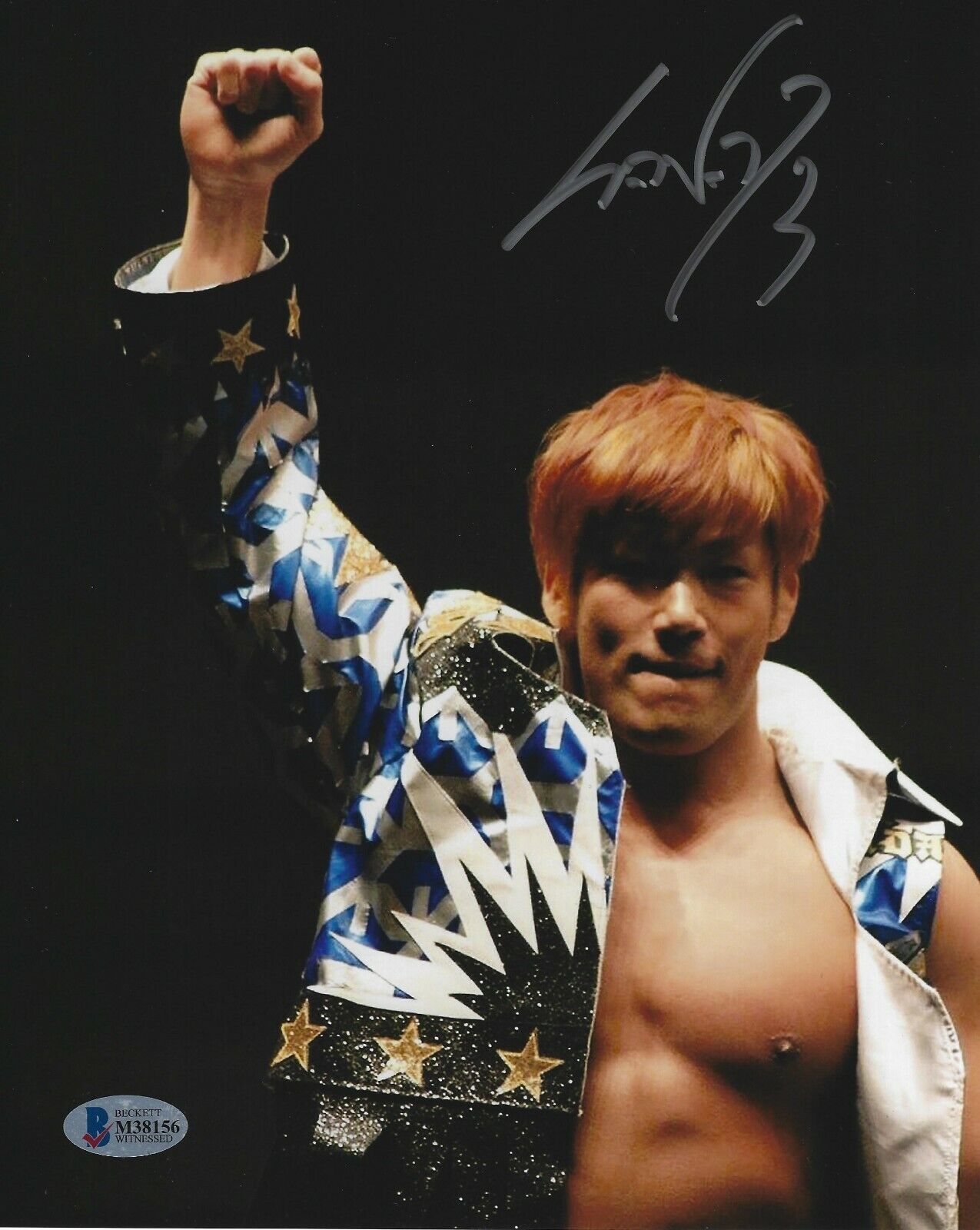 Sanada Signed 8x10 Photo Poster painting BAS COA New Japan Pro Wrestling LIJ Picture Autograph 6