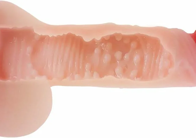 2 in 1 Design Realistic Dildo Pocket Pussy Tight Channels Soft Realistic Dildo for Women Men,Adult Sex Pocket Pussy Masturbator Love Toy