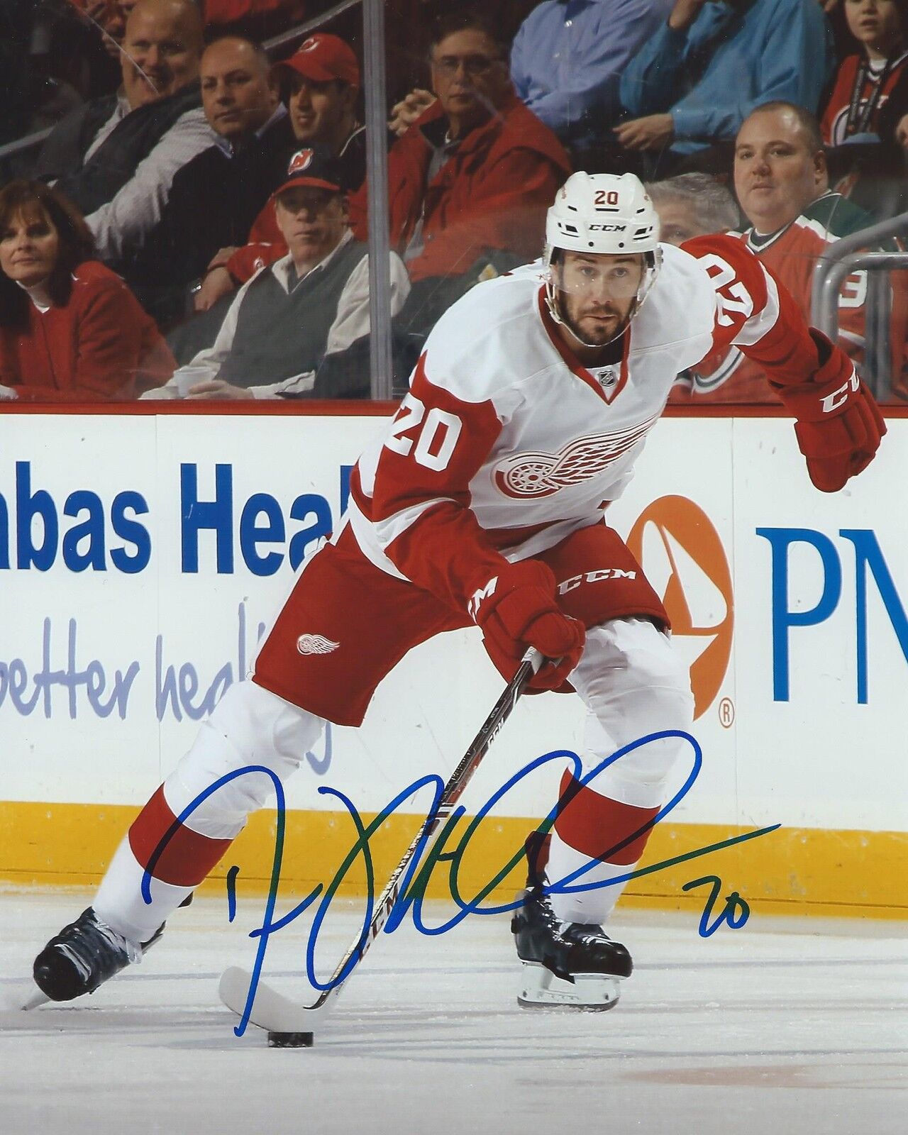 Drew Miller Signed 8x10 Photo Poster painting Detroit Red Wings Autographed COA