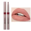 Nude Brown Lipliner Pen Waterproof Sexy Red Matte Contour Tint Lipstick Lasting Non-stick Cup Lipliner Pen Lips Makeup Cosmetic