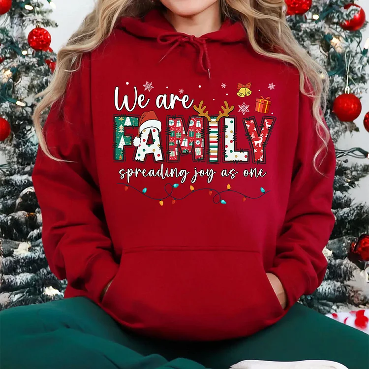 We Are Family Sweatshirt, Matching Christmas Shirt, Family Christmas Sweatshirt, Holiday Shirt, Christmas Gift for Family
